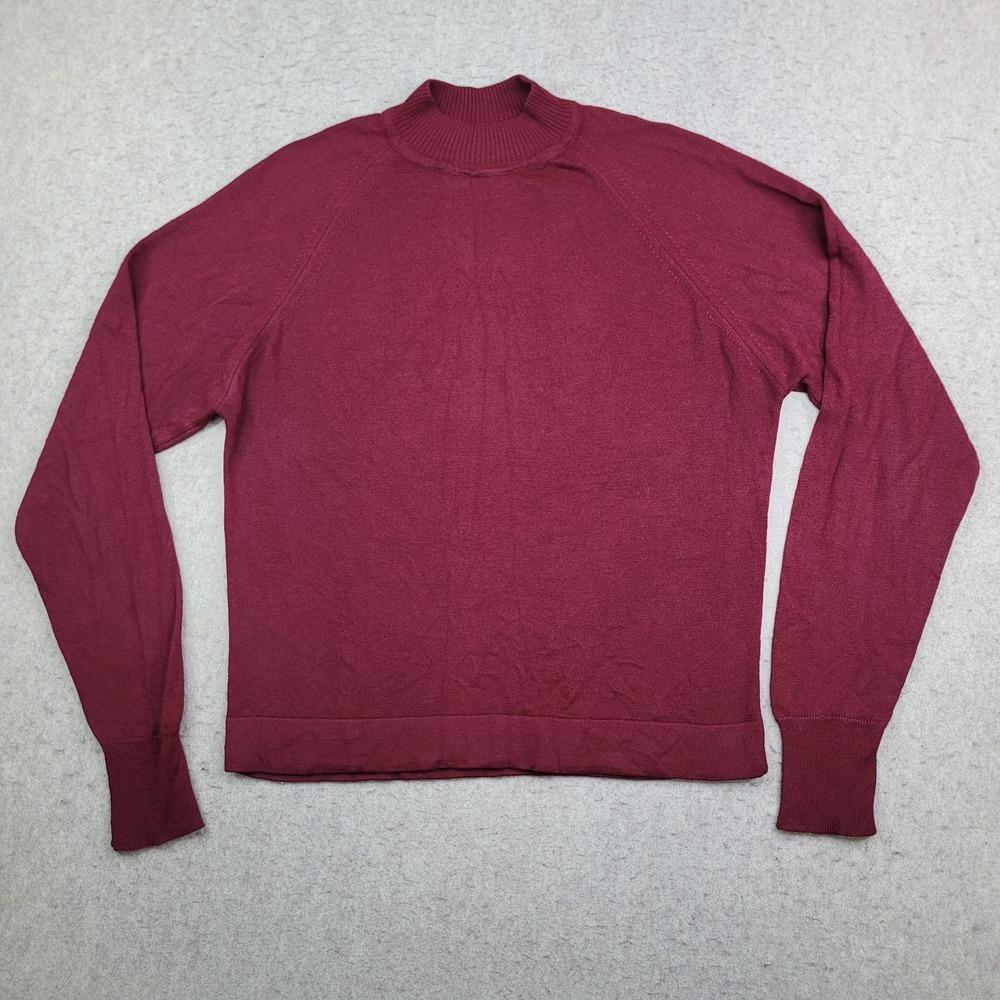 Vintage Lord Jeff Dupont Orlon Sweater Mens‎ M Maroon Red Pullover Made in USA